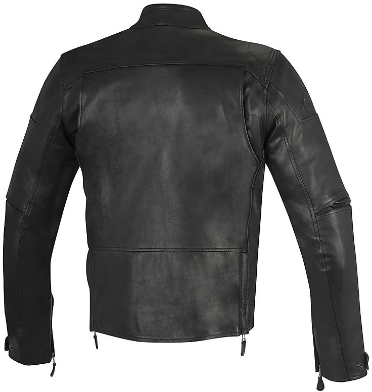 Moto Leather Jacket Alpinestars Brera Black For Sale Online - Outletmoto.eu