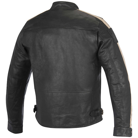Moto Leather Jacket Alpinestars Charlie Black