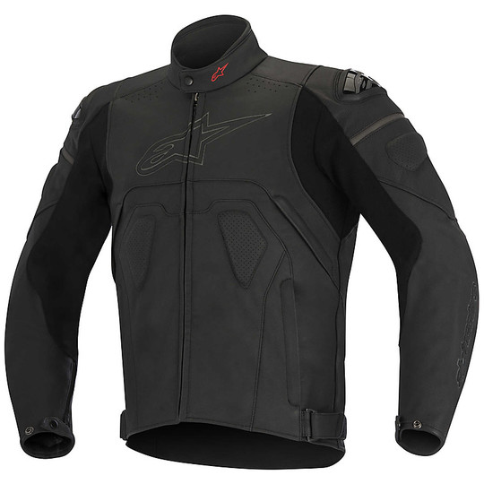 Moto Leather Jacket Alpinestars Core Leather Jacket Black