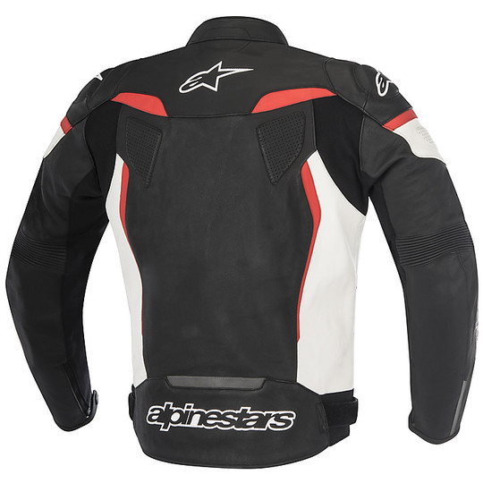 Moto Leather Jacket Alpinestars GP PLUS R v2 Black White Red