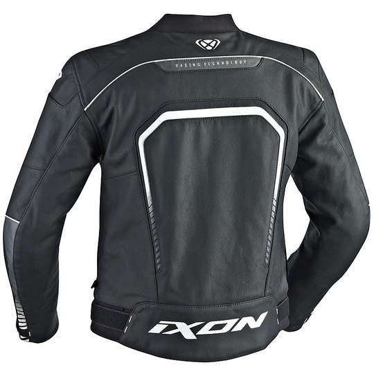 Moto Leather Jacket Ixon FIGHTER 2017 Black White