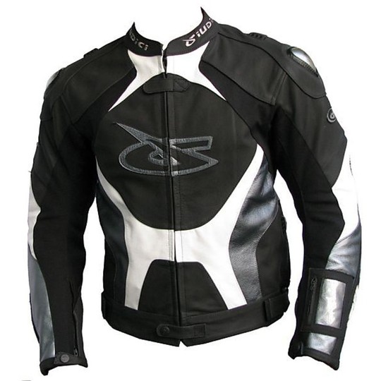 Moto Leather Jacket Jacket Judges Model Stealth Sport