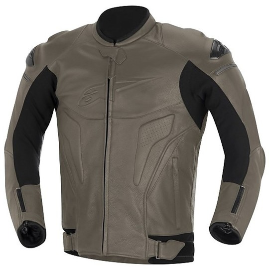 Moto Leather Jacket Lederjacke Alpinestars PHANTOM 2015 Pyrite