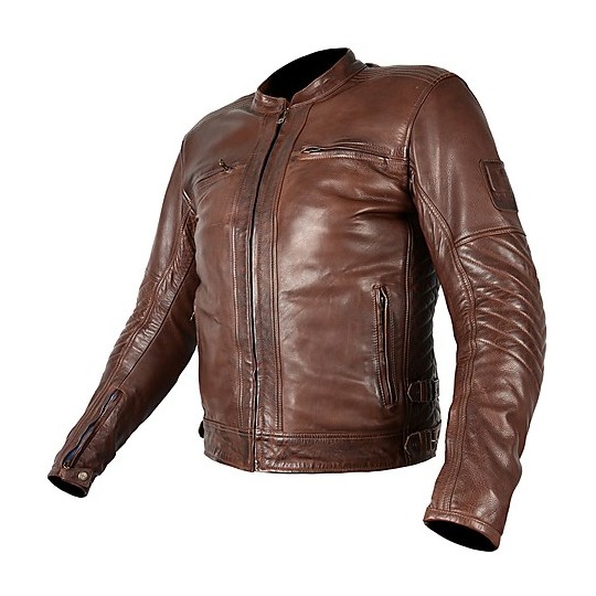 Moto Leather Jacket Overlap Barry Brown