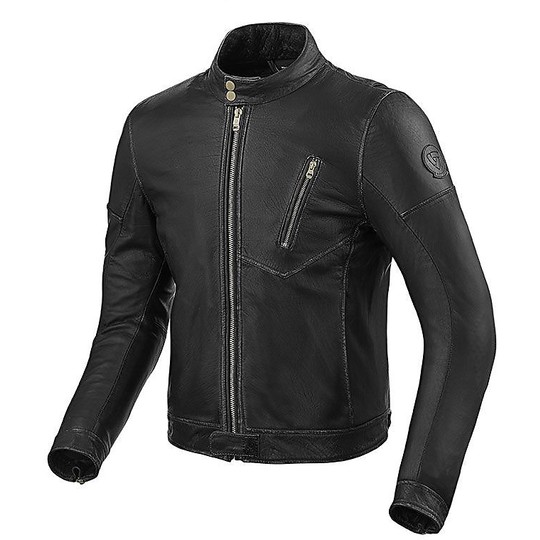 Moto Leather Jacket Rev'it 2017 ALBRIGHT Black