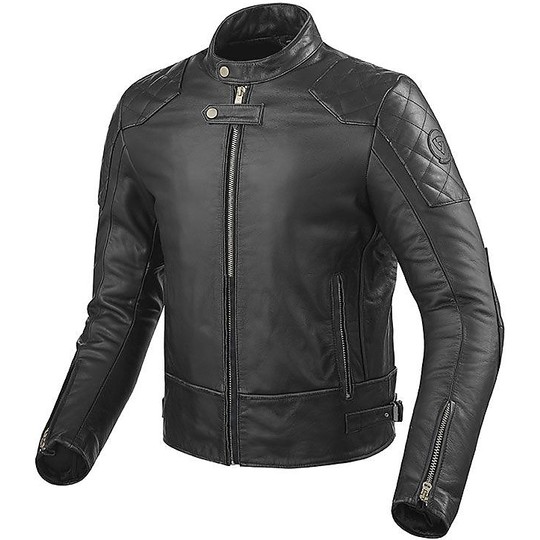 Moto Leather Jacket Rev'it 2017 LANE Black