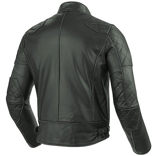 Moto Leather Jacket Rev'it 2017 LANE Green