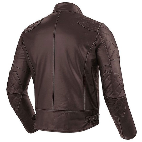 Moto Leather Jacket Rev'it 2017 LANE Red Burgundy