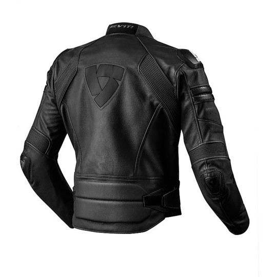Moto Leather Jacket Rev'it AKIRA Black
