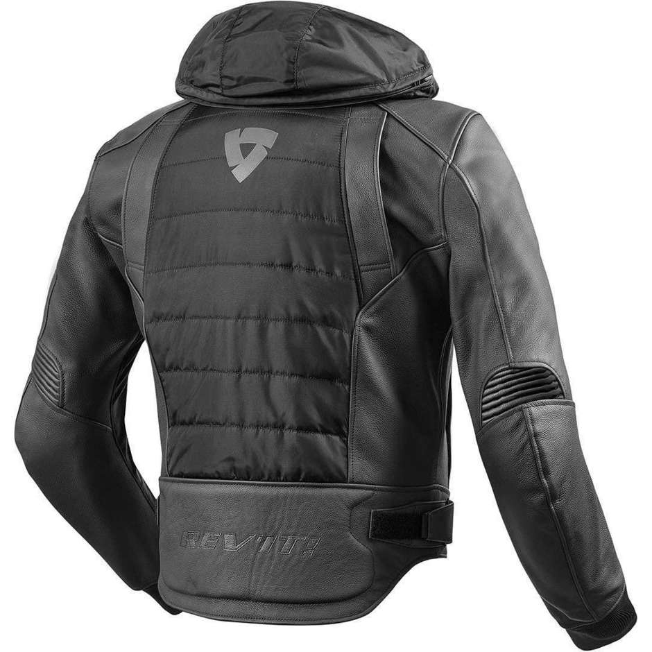 Moto Leather Jacket Rev'it BLAKE Black