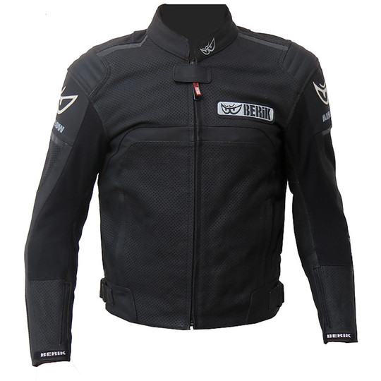 Moto Leather Jacket Very soft Berik LADY Air Flow 8366L Perforated Black