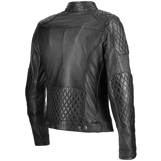 Moto Leather Jacket Woman OJ Garage Lady Black