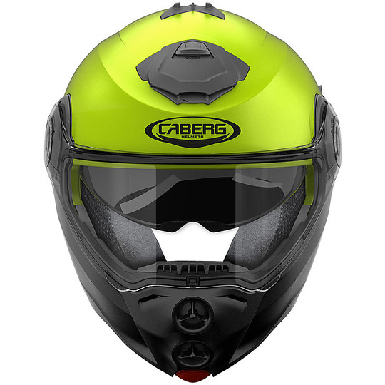 Moto Modular Helm Caberg Droid HiVizion Fluorescent Yellow