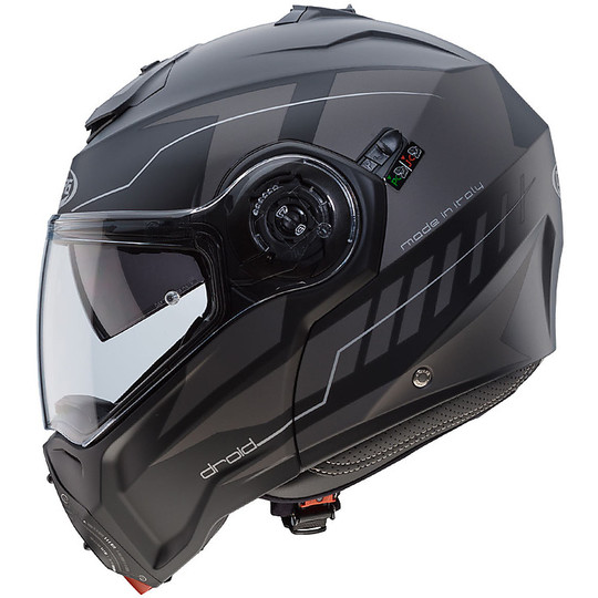 Moto Modular helmet Caberg Droid BLAZE Matt Black Anthracite