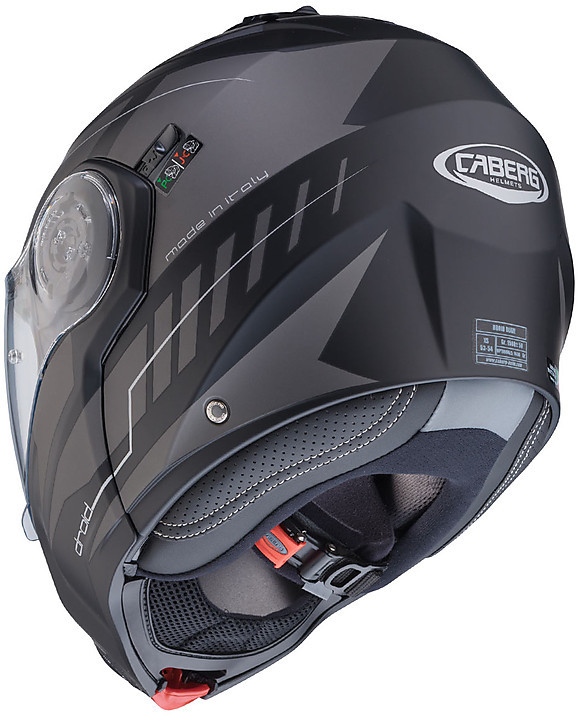 特価！イタリアのCABERG DROID BLAZE システムヘルメット元祖！ Moto Modular helmet Caberg Droid BLAZE Matt Black Anthracite For