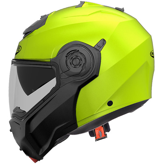 Moto Modular helmet Caberg Droid HiVizion Fluorescent Yellow