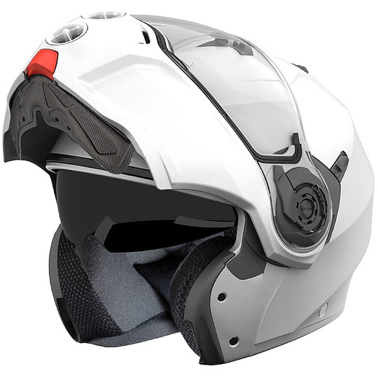 Moto Modular helmet Caberg Droid White Metal