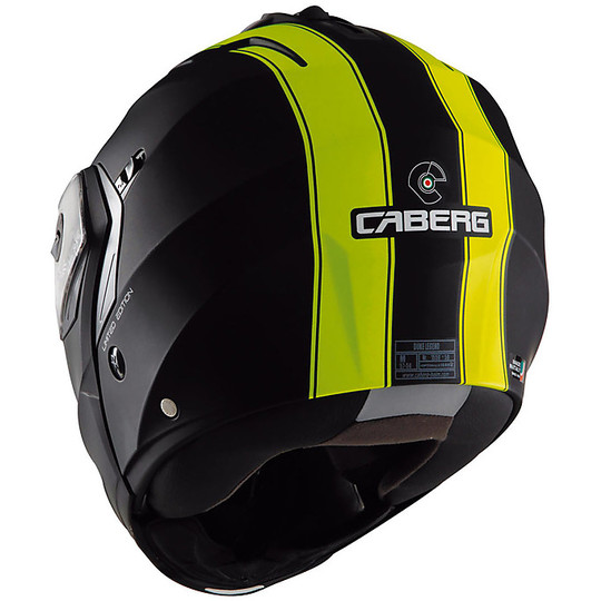 Moto Modular helmet Caberg Duke II Legend Matt Black Fluorescent Yellow