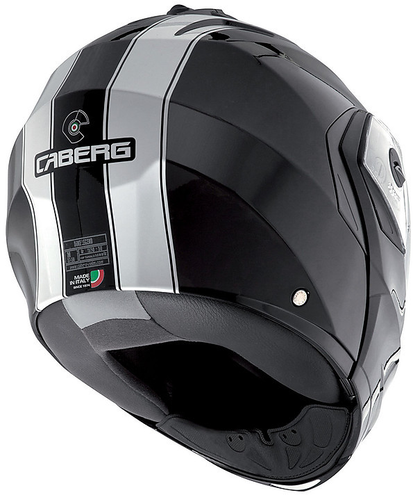Moto Modular helmet Caberg Duke II Legend Black White For Sale Online