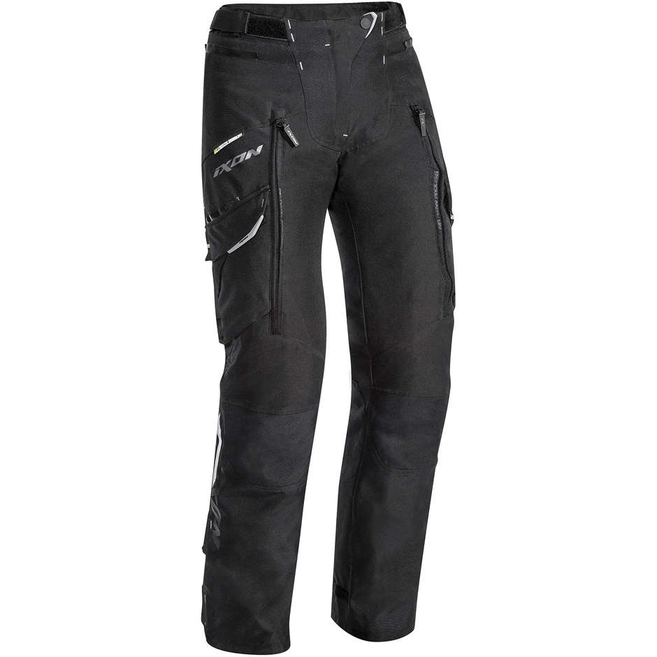 Moto Pants In Fabric Ixon Lady 2 in 1 Model Sicily Black