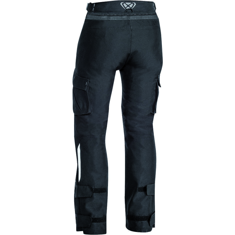 Moto Pants In Fabric Ixon Lady 2 in 1 Model Sicily Black