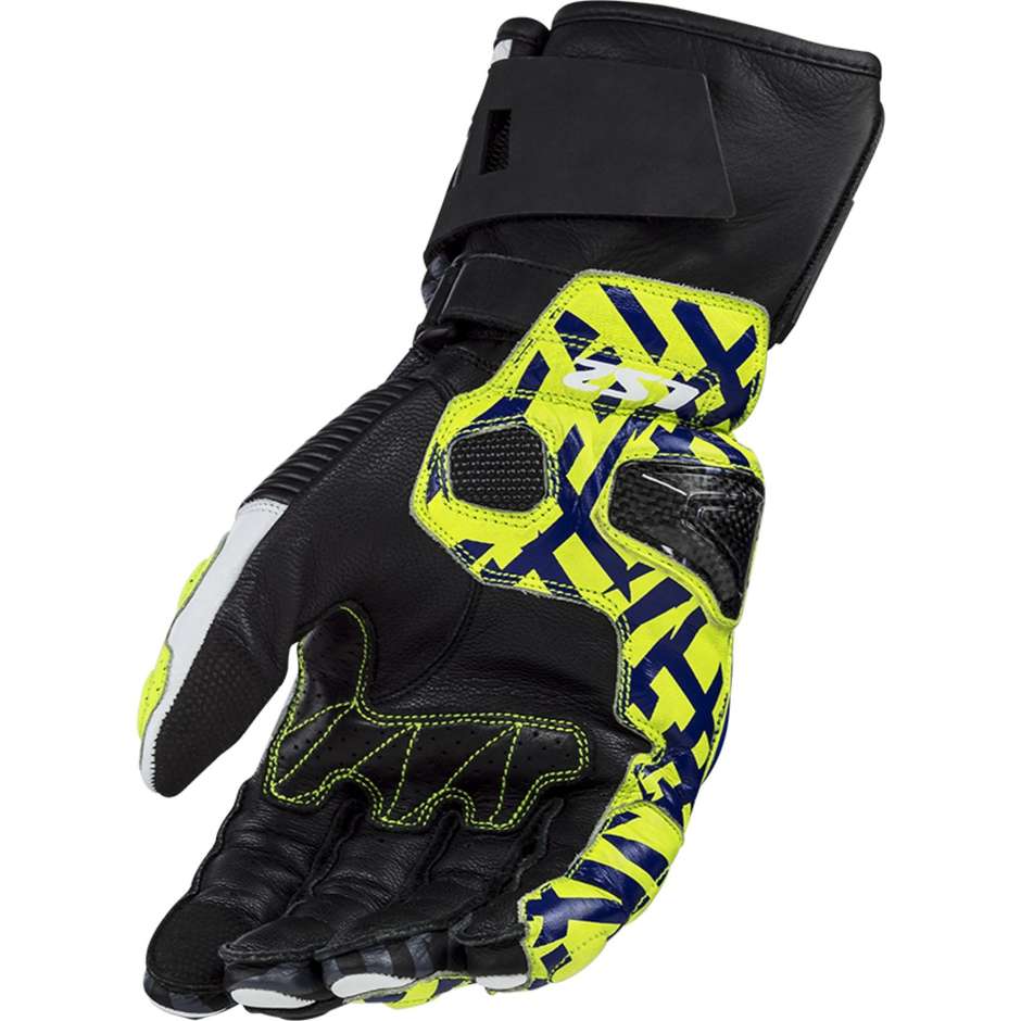 Moto Racing Gloves Ls2 Feng CE Black Blue