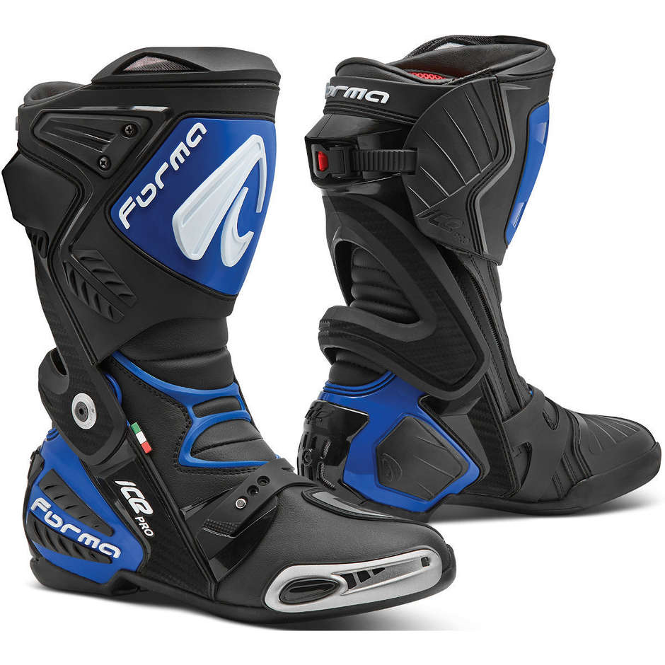 Moto Racing Stiefel Forma ICE PRO Schwarz Blau