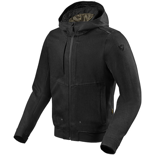 Moto Rev'it STEALTH 2 Hooded Jacket Black