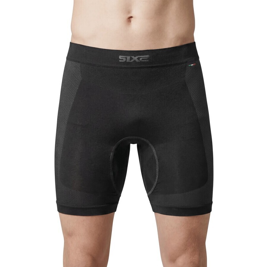Moto Sixs BT CC2L Padded Underwear Shorts Black Dark Grey