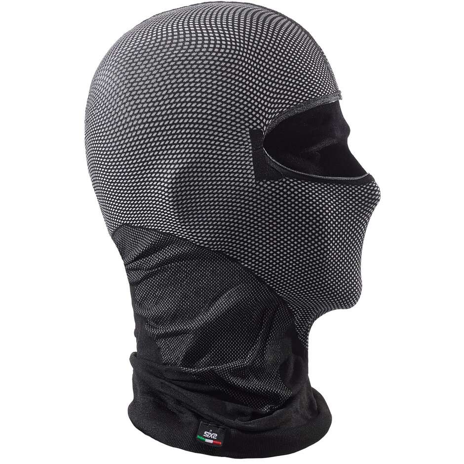 Moto Sixs DBX V2 Black Carbon balaclava