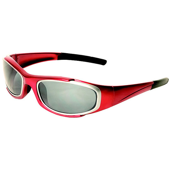 Moto Sports glasses Baruffaldi APR Red Smoke Lens with Okulari Removable, Interchangeable