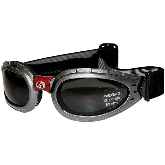Moto Sports glasses Baruffaldi Tan Dark Grey Lens Smoke and Neutra
