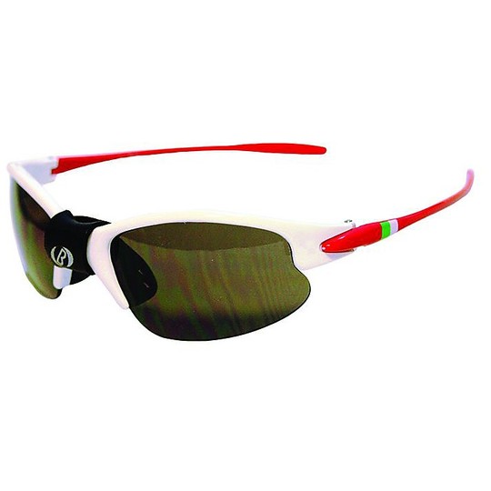 Moto Sports glasses Baruffalfi Door Tricolore with Interchangeable Lenses