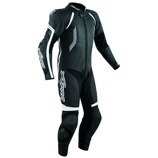Moto suit Full Professional in Real Leather A-Pro Black Summary