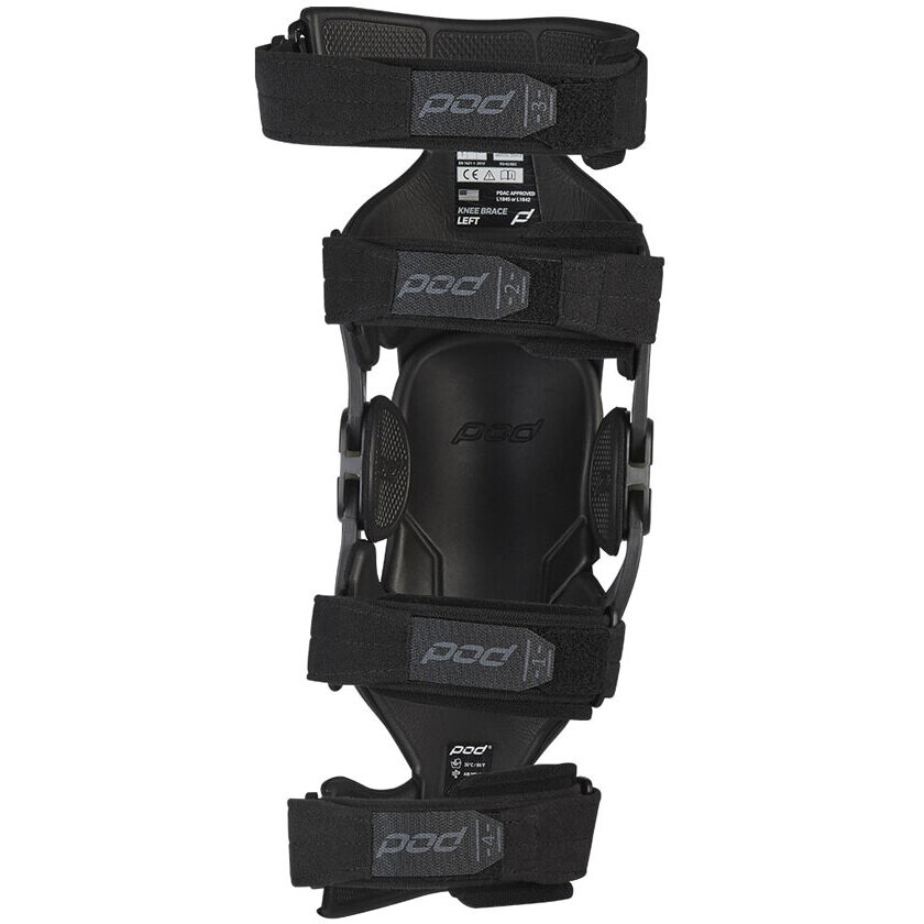 Moto Technical Knieschützer Pod MX K4 V2 Schwarz Graphit