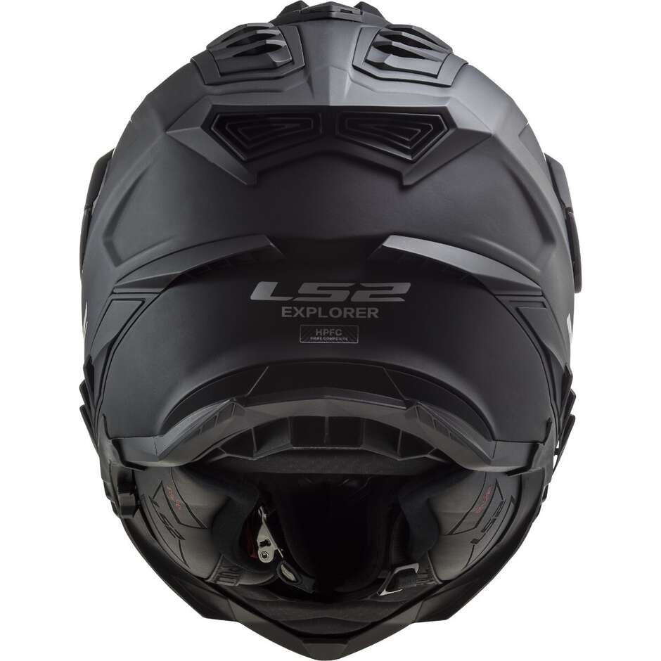 Moto Tourism Helm Ls2 MX701 EXPLORER HPFC Solid Mattschwarz