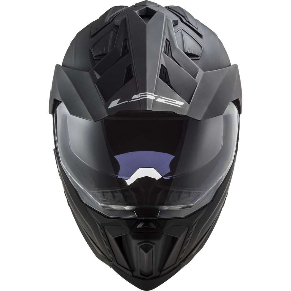 Moto Tourism Helm Ls2 MX701 EXPLORER HPFC Solid Mattschwarz