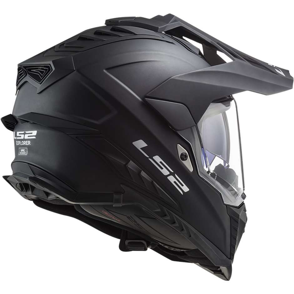 Moto Tourism Helmet Ls2 MX701 EXPLORER HPFC Solid Matt Black