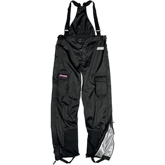 Moto trousers Raincoat Icon PDX Lady Black / Pink