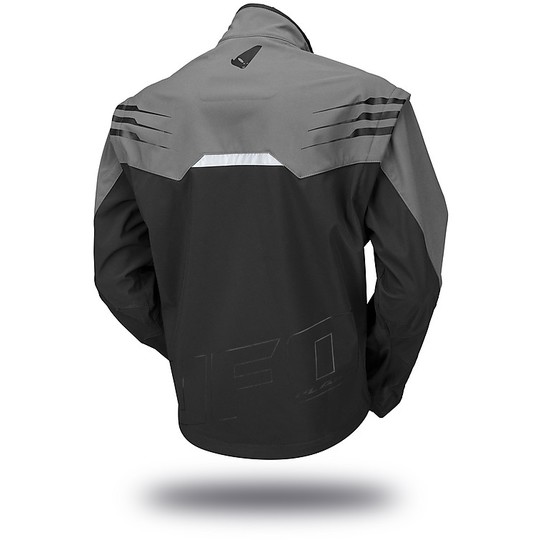 Moto Ufo Enduro Taiga Motorcycle Jacket With Gray Removable Sleeves