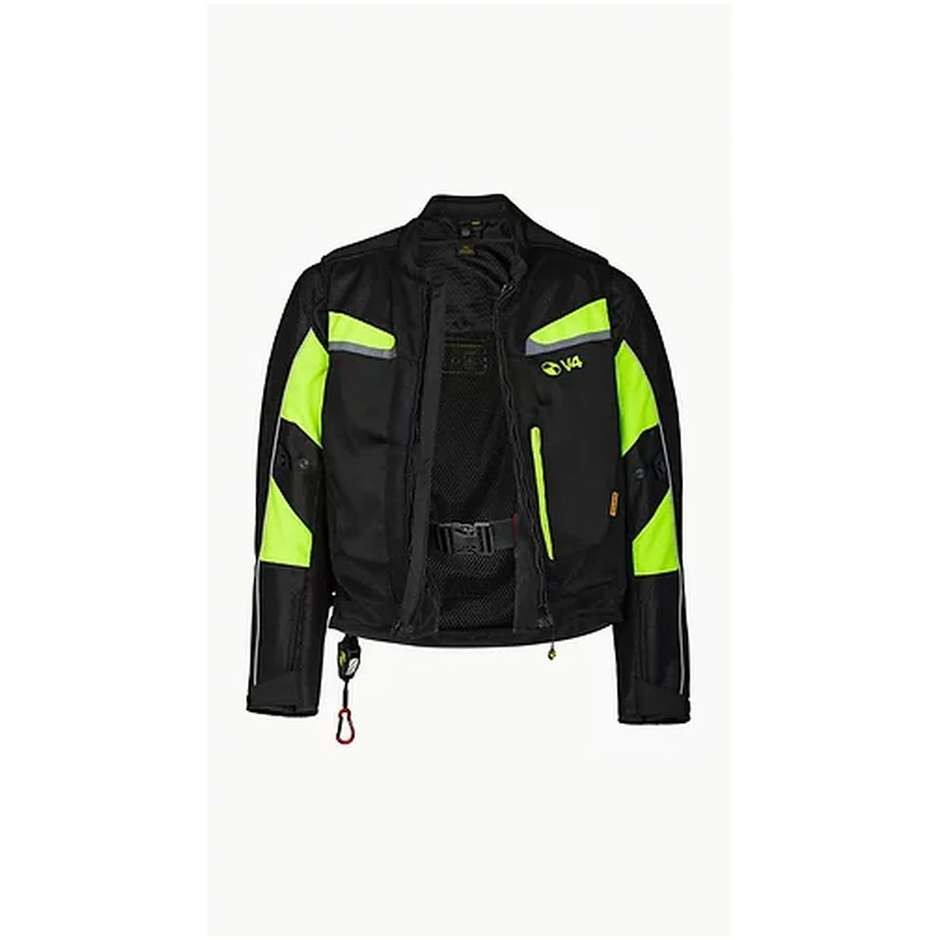 Motoairbag Jacket Mab V4.0 Airbag Removable Sleeves Black