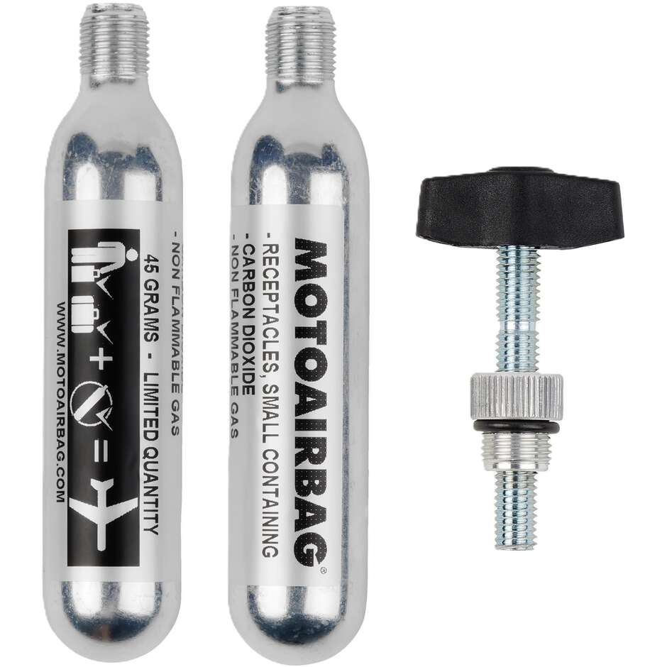 Motoairbag Kit Di ricarica 2 Bombole Con Chiave