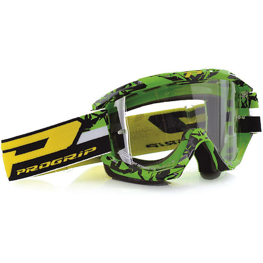 Motocross Cross Enduro Pro 3450 MX Green / Black Lens Photochromic Lens