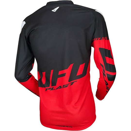 Motocross Cross Enduro UFO MIZAR Jersey Schwarz Rot