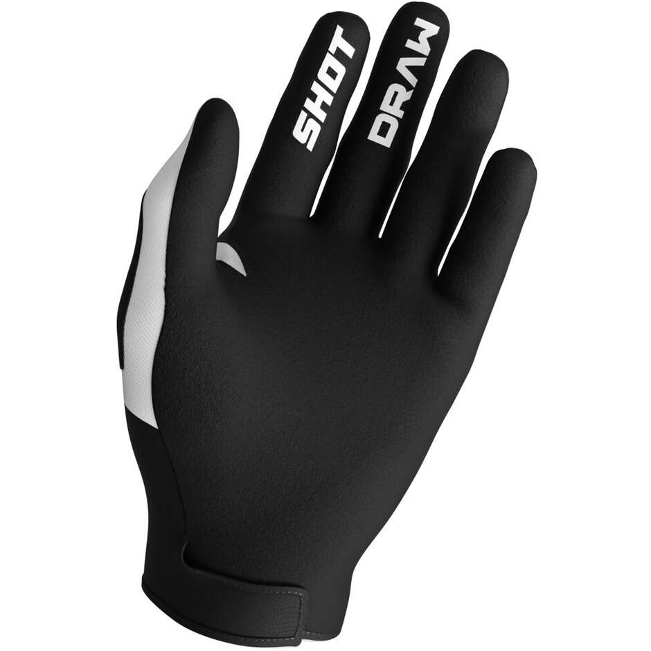 Shot DRAW SKY Cross Enduro Motorradhandschuhe Schwarz
