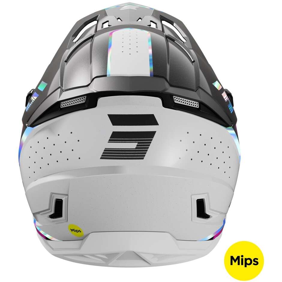Motocross Enduro Helmet Shot CORE HONOR Holographic Black Pearl