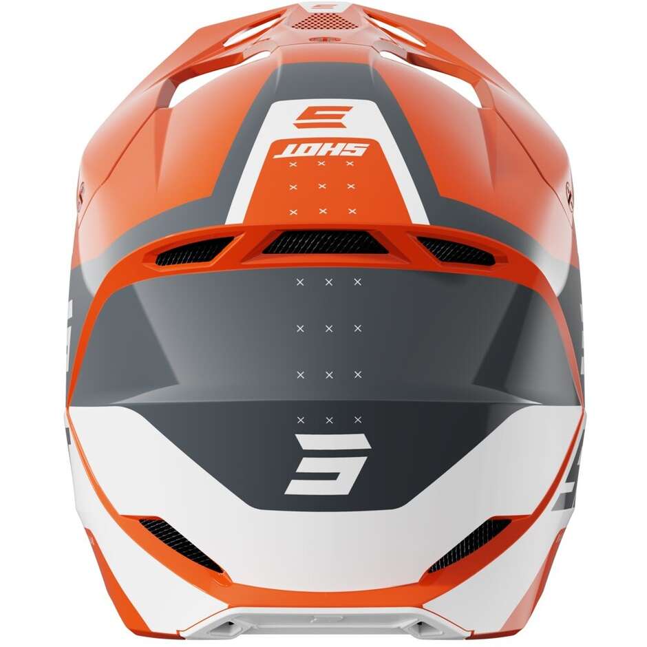 Motocross Enduro Helmet Shot FURIOUS LEAGUE Gloss Orange