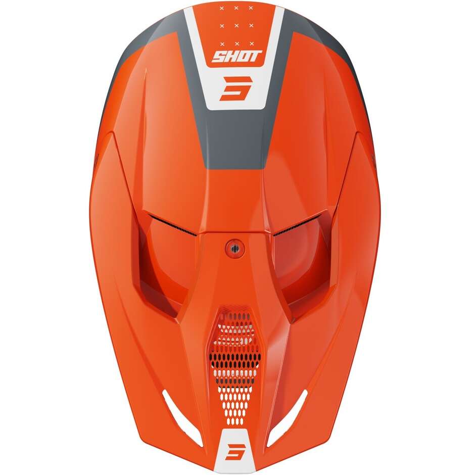 Motocross Enduro Helmet Shot FURIOUS LEAGUE Gloss Orange