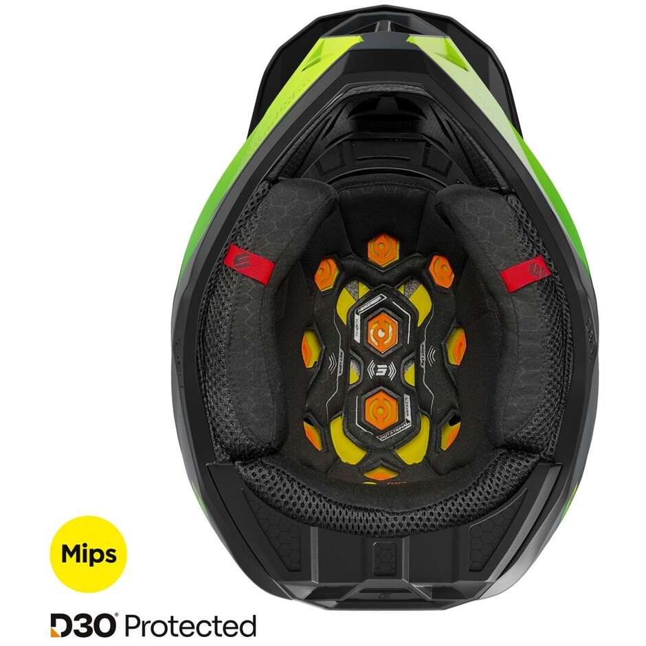 Motocross Enduro Helmet Shot LITE ULTRA Fluorescent Yellow Matt Black