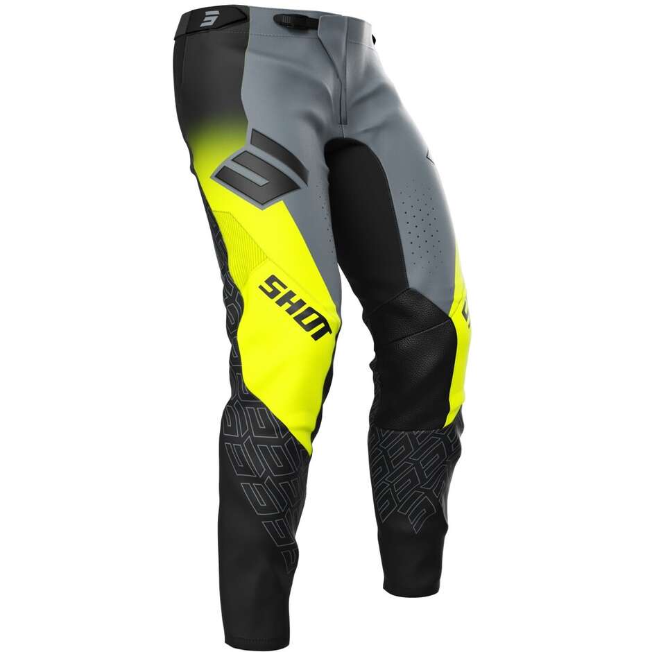 Motocross Enduro Pants Shot AEROLITE ULTRA Fluorescent Yellow
